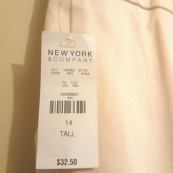 NEW YORK & CO. Pale Pink Tribeca Trousers - Picture 4 of 6